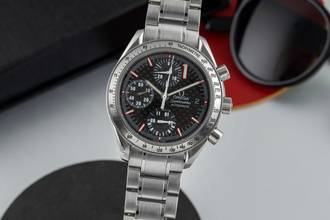 Thumbnail von Omega Speedmaster Racing Schumacher Chronograph Limited Edition Ref. 3519.50.00