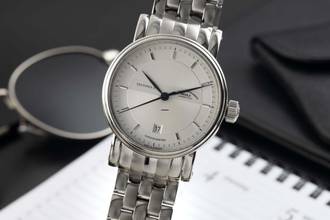 Mühle Teutonia II Chronometer Steel Automatic Men's Watch Ref. M1-30-45-200-MB B&P