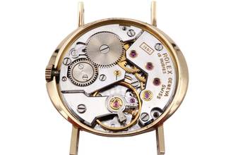 Thumbnail von Rolex Cellini Lady 18K (0,750) Gold Handaufzug Damenuhr Ref. 4081