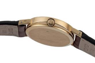 Thumbnail von Rolex Cellini Lady 18K (0,750) Gold Handaufzug Damenuhr Ref. 4081
