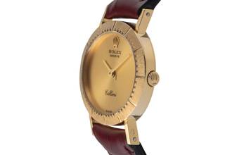 Thumbnail von Rolex Cellini Lady 18K (0,750) Gold Handaufzug Damenuhr Ref. 4081