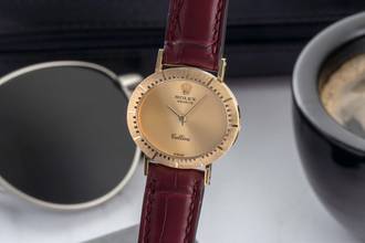 Thumbnail von Rolex Cellini Lady 18K (0,750) Gold Handaufzug Damenuhr Ref. 4081