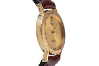 Thumbnail von Rolex Cellini Lady 18K (0,750) Gold Handaufzug Damenuhr Ref. 4081