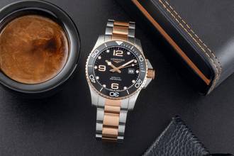 Thumbnail von Longines HydroConquest Steel Automatic Men's Watch Ref. L3.782.3.58.7 B&P 2022