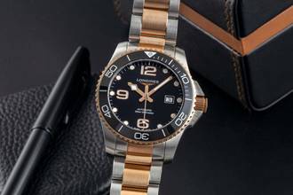 Longines HydroConquest Steel Automatic Men's Watch Ref. L3.782.3.58.7 B&P 2022