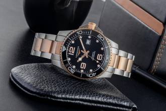 Thumbnail von Longines HydroConquest Steel Automatic Men's Watch Ref. L3.782.3.58.7 B&P 2022
