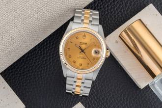 Thumbnail von Tudor Prince Date Stahl / Gold Roman Dial Automatik Ref. 74033 Papiere 2012