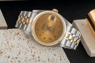 Thumbnail von Tudor Prince Date Stahl / Gold Roman Dial Automatik Ref. 74033 Papiere 2012