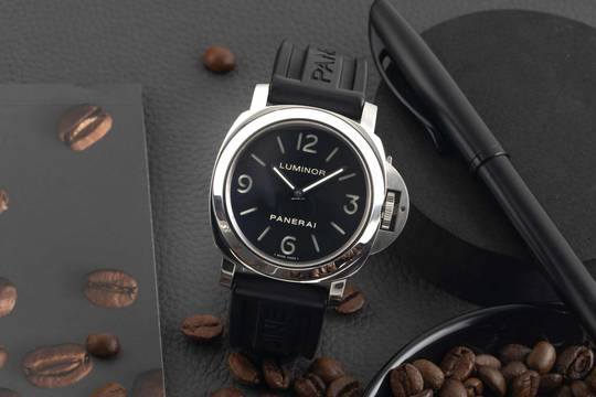  Panerai Luminor Base Handaufzug Edelstahl Herrenuhr Ref. PAM00112 