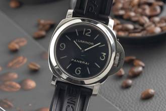 Thumbnail von Panerai Luminor Base Manual Wind Stainless Steel Men's Watch Ref. PAM00112