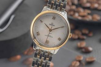Thumbnail von Omega De Ville Stahl / Gold Automatik Damenuhr Ref. 434.20.34.20.05.002 B&P 2024