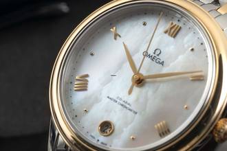 Thumbnail von Omega De Ville Stahl / Gold Automatik Damenuhr Ref. 434.20.34.20.05.002 B&P 2024