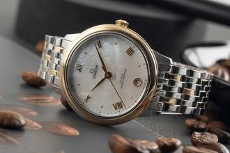Thumbnail von Omega De Ville Stahl / Gold Automatik Damenuhr Ref. 434.20.34.20.05.002 B&P 2024