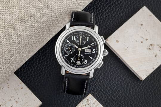  Maurice Lacroix Croneo Chronograph Stahl Automatik Herrenuhr Ref. 67839 Box 