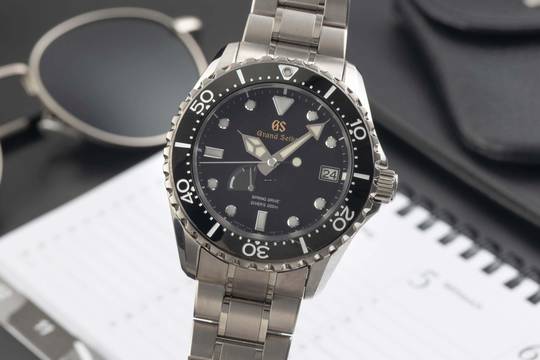  Grand Seiko Sport Collection Spring Drive Titan Automatik Herrenuhr Ref. SBGA463 B&P 2023 