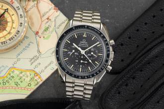 Thumbnail von Omega Speedmaster Professional Moonwatch Chronograph Stahl Handaufzug Ref. 3590.50.00 B&P