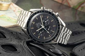 Thumbnail von Omega Speedmaster Professional Moonwatch Chronograph Stahl Handaufzug Ref. 3590.50.00 B&P