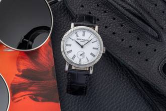 Thumbnail von Patek Philippe Calatrava 18K Weissgold Handaufzug Ref. 7119/1 Klassiker