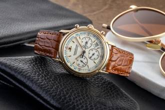 Thumbnail von Jaeger-LeCoultre Odysseus Chronograph 18K (0,750) Gold Herrenuhr Ref. 165.7.30