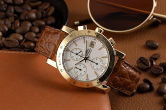 Thumbnail von Girard Perregaux GP 7000 Chronograph 18k Gold Automatik Herrenuhr Ref. 7050