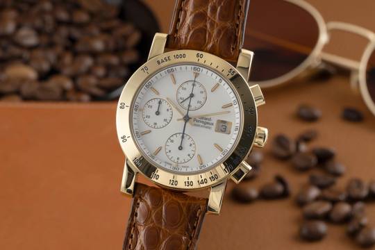  Girard Perregaux GP 7000 Chronograph 18k Gold Automatik Herrenuhr Ref. 7050 