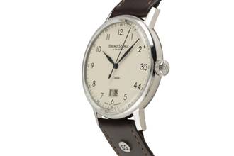 Thumbnail von Bruno Söhnle Glashütte Bergamo Big Steel Quartz Men's Watch Ref. 17-13234-131