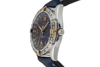 Thumbnail von Breitling Antares World Blue Dial Stahl / Gold Automatik Herrenuhr Ref. B32047.1