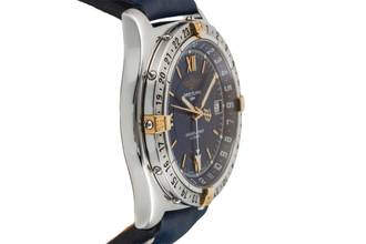 Thumbnail von Breitling Antares World Blue Dial Stahl / Gold Automatik Herrenuhr Ref. B32047.1