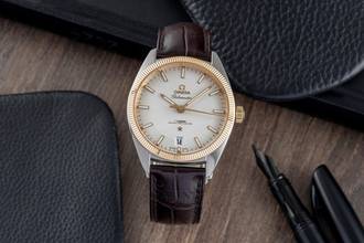 Thumbnail von Omega Globemaster Constellation Globemaster Stahl/Gold Pie Pan Ref. 130.23.39.21.02.001