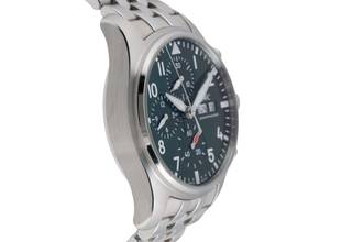 Thumbnail von IWC Fliegeruhr Chronograph Green Chronograph Stahl Automatik Herrenuhr IW388104