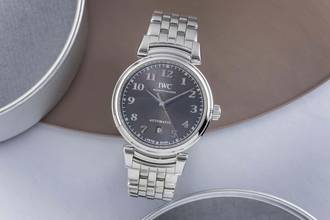 Thumbnail von IWC Da Vinci Automatic Schaffhausen Da Vinci Automatik Datum Stahl Herrenuhr Ref. IW356602