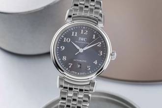  IWC Da Vinci Automatic Schaffhausen Da Vinci Automatik Datum Stahl Herrenuhr Ref. IW356602 