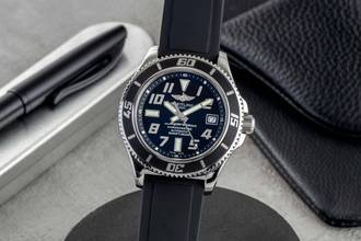 Breitling Superocean 42 Black Dial Edelstahl Automatik Herrenuhr Ref. A17364 