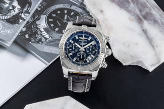  Breitling Chronomat 44 Chronograph Stahl Automatik Ref. AB011511/BF70 B&P 2017 