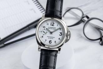  Panerai Luminor Marina 8 Days Handaufzug Edelstahl Herrenuhr Ref. PAM00563 