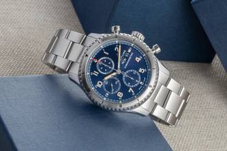 Thumbnail von Breitling Aviator 8 Chronograph Steel Automatic Men's Ref. A13316 Box & Papers