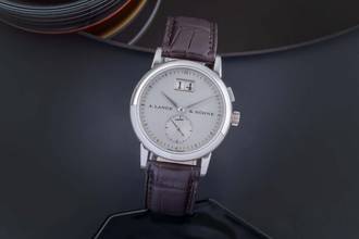 Thumbnail von A. Lange & Söhne Saxonia 950 Platin Handaufzug Ref. 105.025 Seltenheit Box