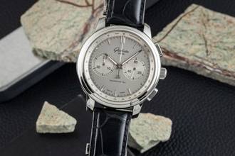 Thumbnail von Glashütte Original Senator Chronograph XL Stahl Automatik Herrenuhr Ref. 1-39-34-21-42-04