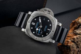 Thumbnail von Panerai Luminor Submersible Automatik Herrenuhr Ref. PAM00973 B&P