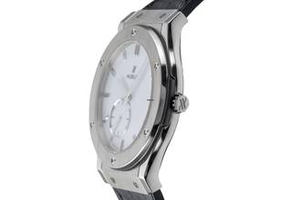 Thumbnail von Hublot Classic Fusion Ultra-Thin Titan Handaufzug Herrenuhr Ref. 515.NX.2210.LR