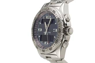 Thumbnail von Breitling B-1 Chronograph Edelstahl Quarz Herrenuhr Ref. A68362 Papiere 2003