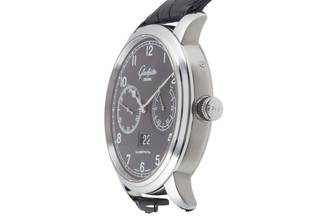 Thumbnail von Glashütte Original Senator Observer Stahl Automatik Herrenuhr R. 100-14-02-02-04