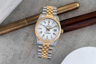 Thumbnail von Rolex Oyster Perpetual Date 34 Stahl / Gold Automatik Herrenuhr Medium Ref. 15053 Klassiker