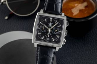 TAG Heuer Monaco Chronograph Steel Automatic Men's Watch CW2111-0 Classic