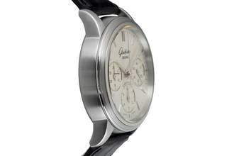 Thumbnail von Glashütte Original Senator Chronograph Steel Automatic Men's Watch Ref. 39-31-11-13-04 B&P