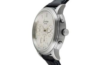Thumbnail von Glashütte Original Senator Chronograph Steel Automatic Men's Watch Ref. 39-31-11-13-04 B&P