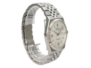 Thumbnail von Rolex Land-Dweller 40 Oystersteel White Gold Ref. 127334 Deep White Honeycomb Flat Jubilee Band