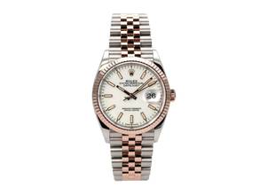 Thumbnail von Rolex Datejust 36 Oystersteel / Everose-Gold Ref. 126231 Weiß Jubile-Band