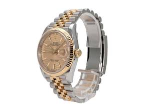Thumbnail von Rolex Datejust 36 Oystersteel / Gelbgold Ref. 126233 golden Riffelmuster Jubile-Band