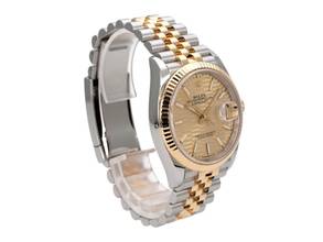 Thumbnail von Rolex Datejust 36 Oystersteel / Gelbgold Ref. 126233 golden Riffelmuster Jubile-Band